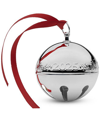 Wallace 2025 Silver-Plated Pierced Sleigh Bell Ornament, 55th Edition - Macy's | Macy's