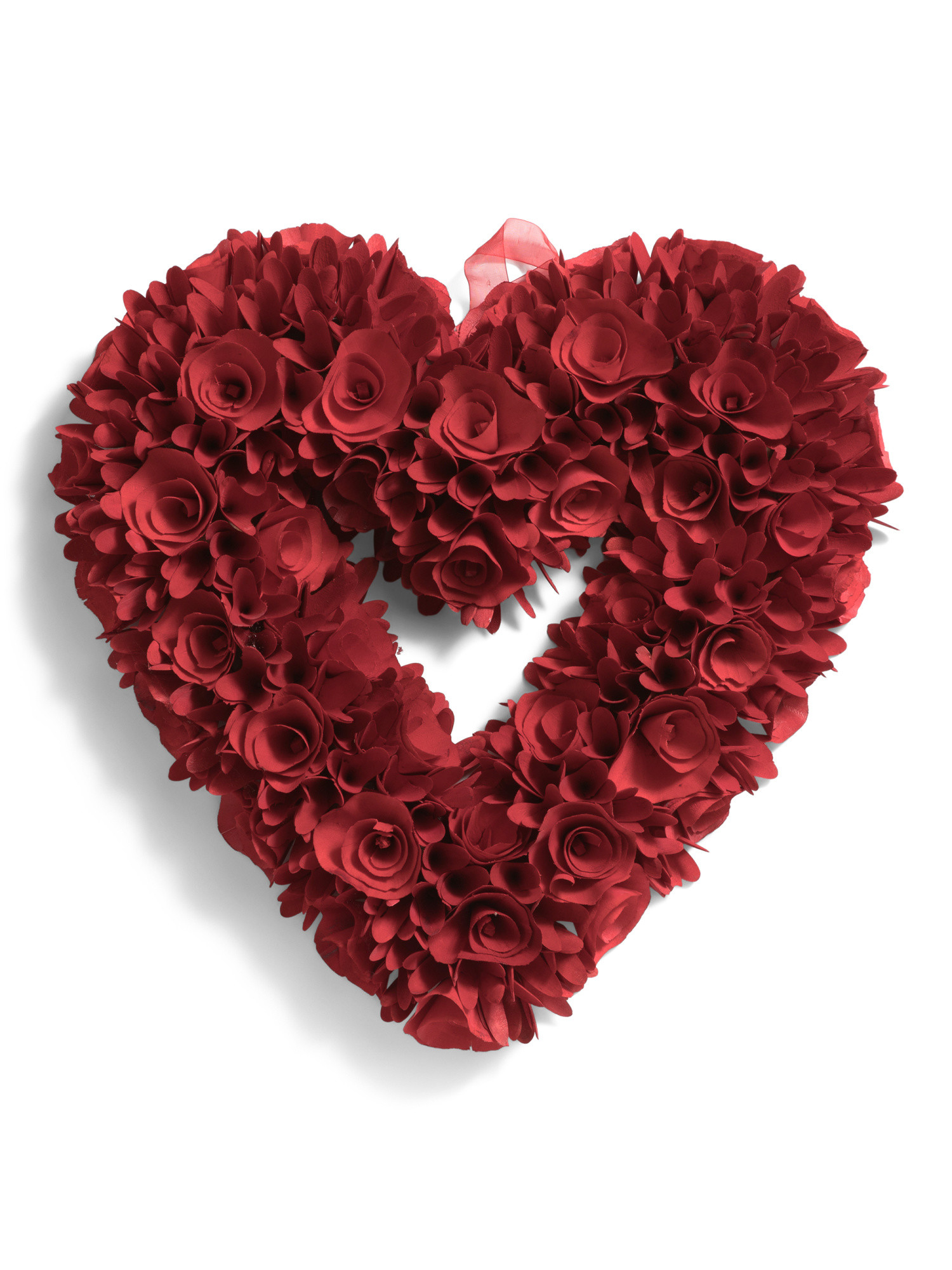 20in Wood Curl Heart Wreath | Valentine's Day | Marshalls | Marshalls