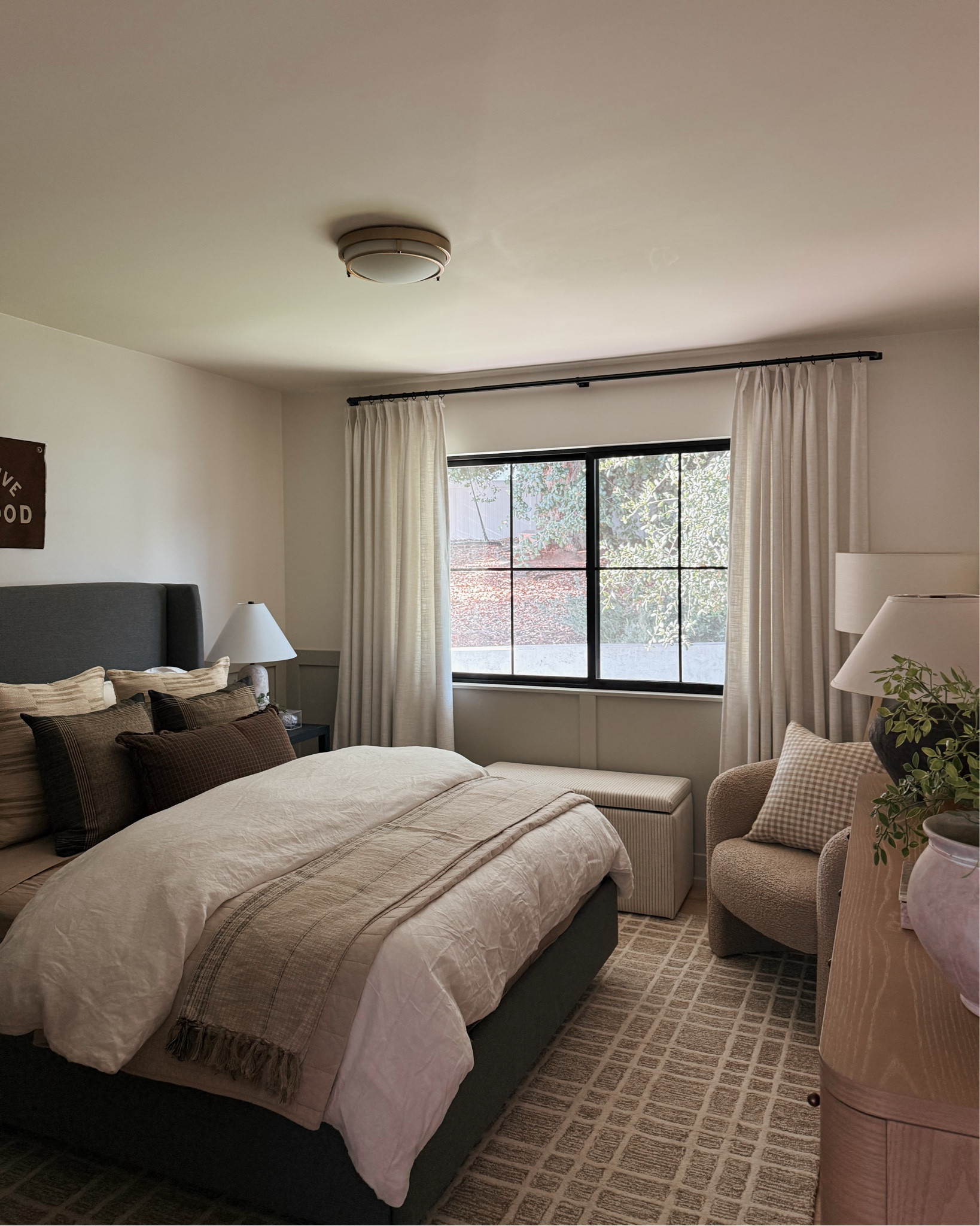 Shop Weston's bedroom! 
Paint colors: BM Swiss Coffee and SW Jogging Path 

#LTKHome #LTKSeasonal