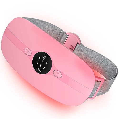 Portable Cordless Heating Pad, Heating Pads with 3 Heat Levels and 3 Massage Modes, Heat Pad 5s Fast Heating, Back or Belly for Women and Girl | Amazon (US)