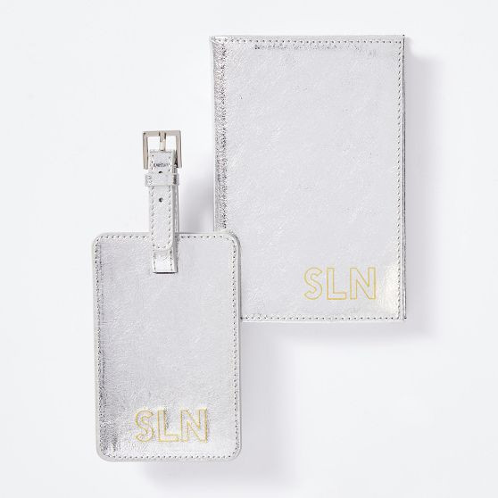 Fillmore Vegan Leather Luggage Tag and Passport Case | Mark and Graham