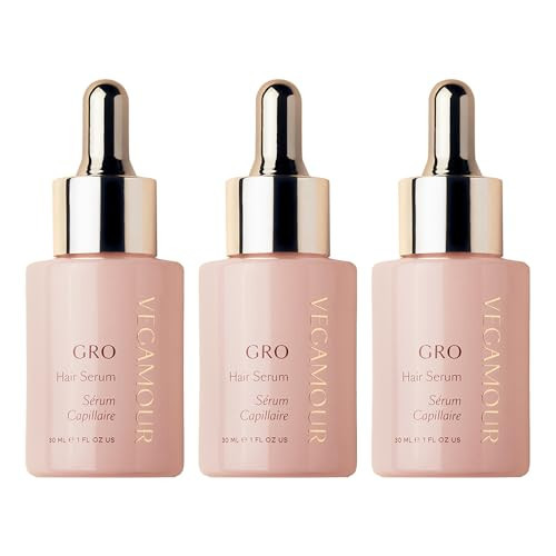VEGAMOUR GRO Hair Serum for Hair Thinning, Thicker Fuller Looking Hair, Non Oily Tonic, 3 pack, 90 day supply | Amazon (US)