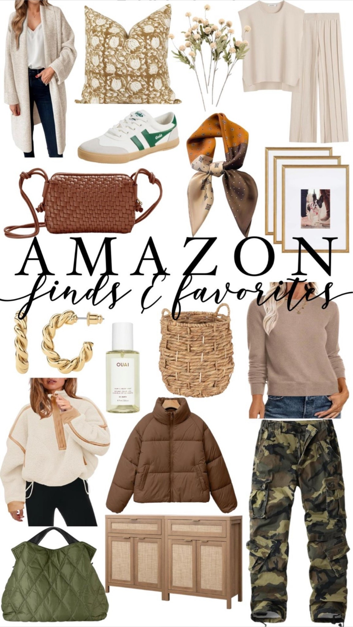 Pillow | Cardigan | Basket | Earrings | Jacket | Puffer Coat | Camo pants | Cargo Pants | Ouai | Quilted Bag | Sneakers | Gola | Head Scarf | Hair Accessories | Console | Cabinet | Woven Bag | Frames | Amazon Fashion | Amazon Fall | Amazon Home

 #LTKSaleAlert #LTKFindsUnder50 #LTKFindsUnder100

#LTKHome #LTKSaleAlert #LTKMidsize