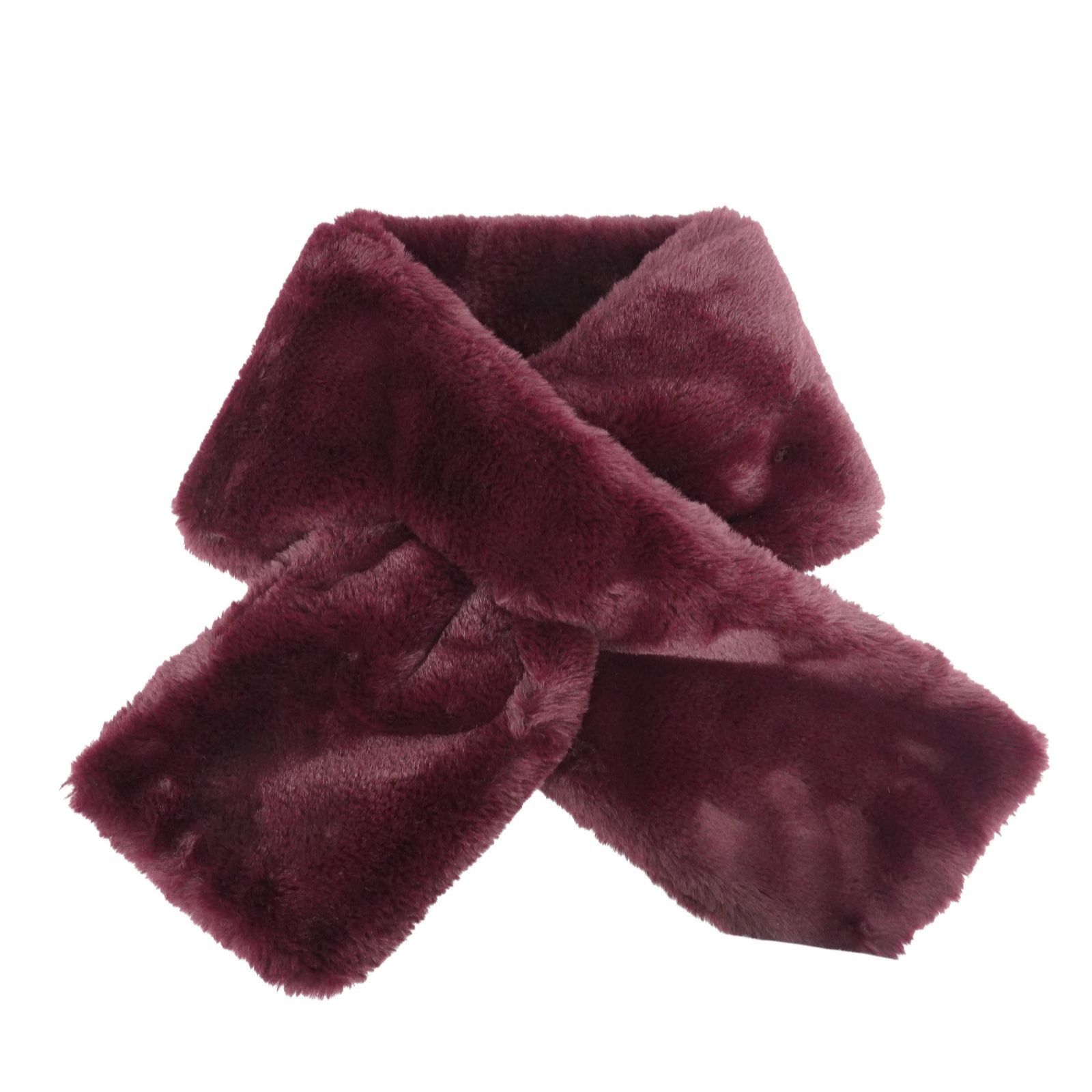 Paul Costelloe Dressage Faux Fur Wrapover Scarf | QVC UK