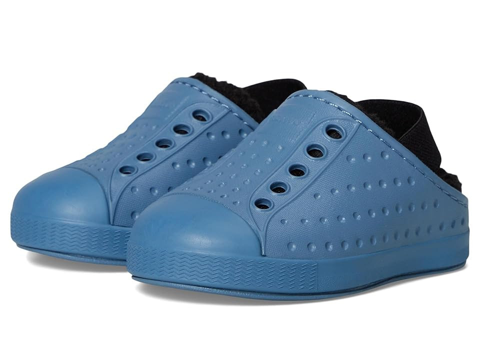 Native Shoes Kids Jefferson Cozy (Toddler) Kid's Shoes Oasis Blue/Oasis Blue/Jiffy Black : 5 Toddler M | Zappos