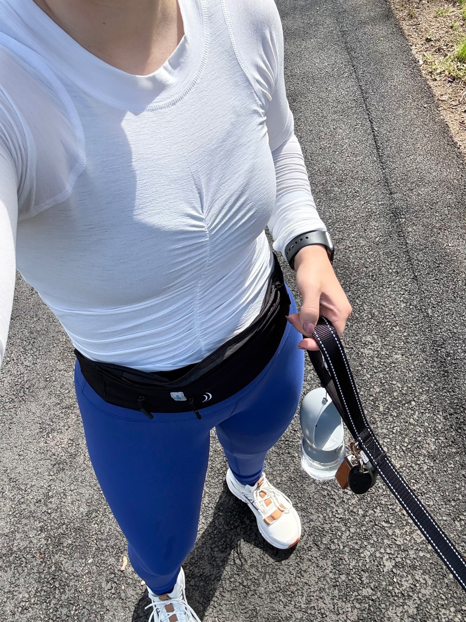 Walk ootd - size 4 leggings (23” length) 4 tank, xs long sleeve, sneakers are tts. 
For reference I am:
5ft, 120lbs, 26” waist

Activewear
Petite leggings
Clubhouse blue
Running
Workout outfits
Gym outfits
Spring outfits 
Walking shoes
Pilates

@lululemon 

#LTKSeasonal #LTKActive #LTKPetite
