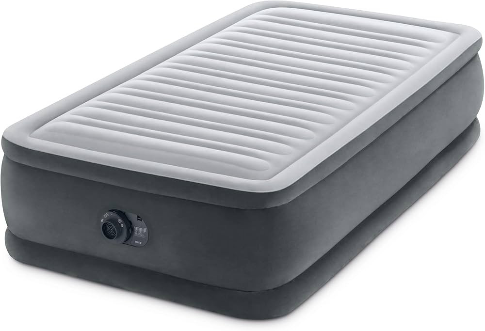 INTEX 64411ED Dura-Beam Deluxe Comfort-Plush Elevated Air Mattress: Fiber-Tech – Twin Size – ... | Amazon (US)