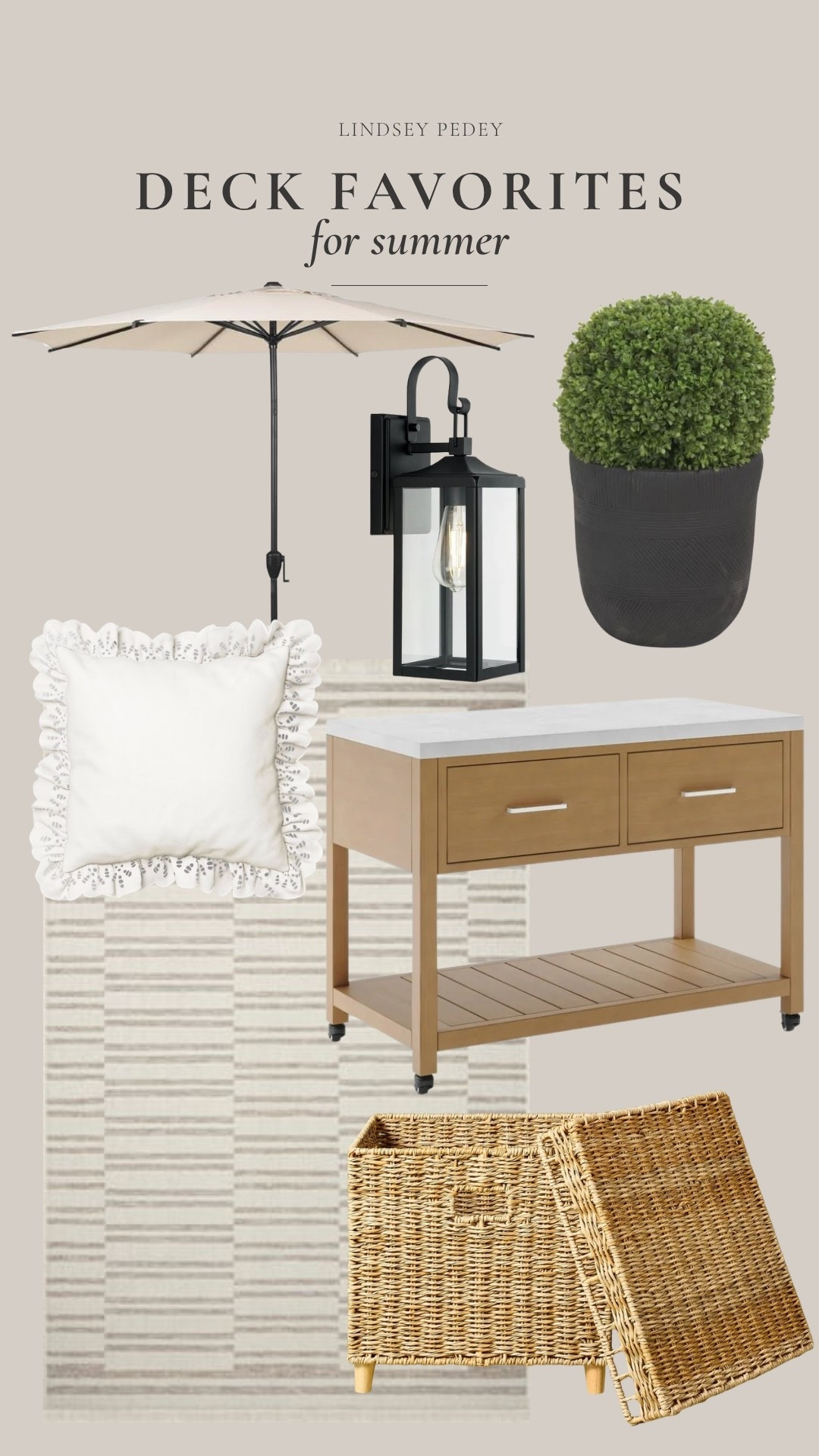 Deck favorites for summer! 

Outdoor inspo, outdoor bar cart, outdoor light, outdoor pillow, umbrella, outdoor storage, deck inspo

#LTKHome #LTKSeasonal