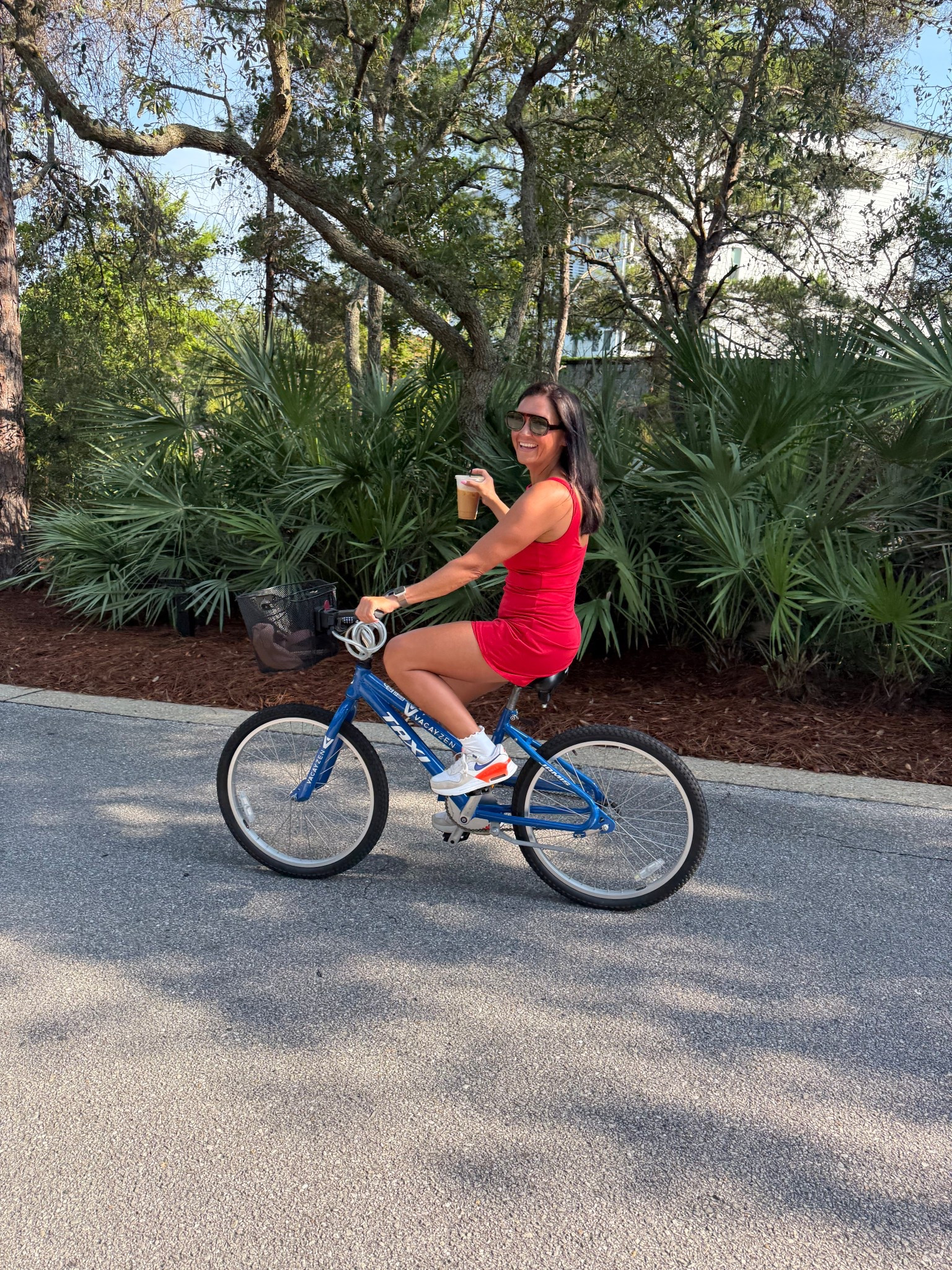 Comfiest athletic dress that is super supportive and has easy bathroom under shorts! Comes in more colors and stripes. TTS. Wearing a small. 

#LTKPetite #LTKActive #LTKOver40