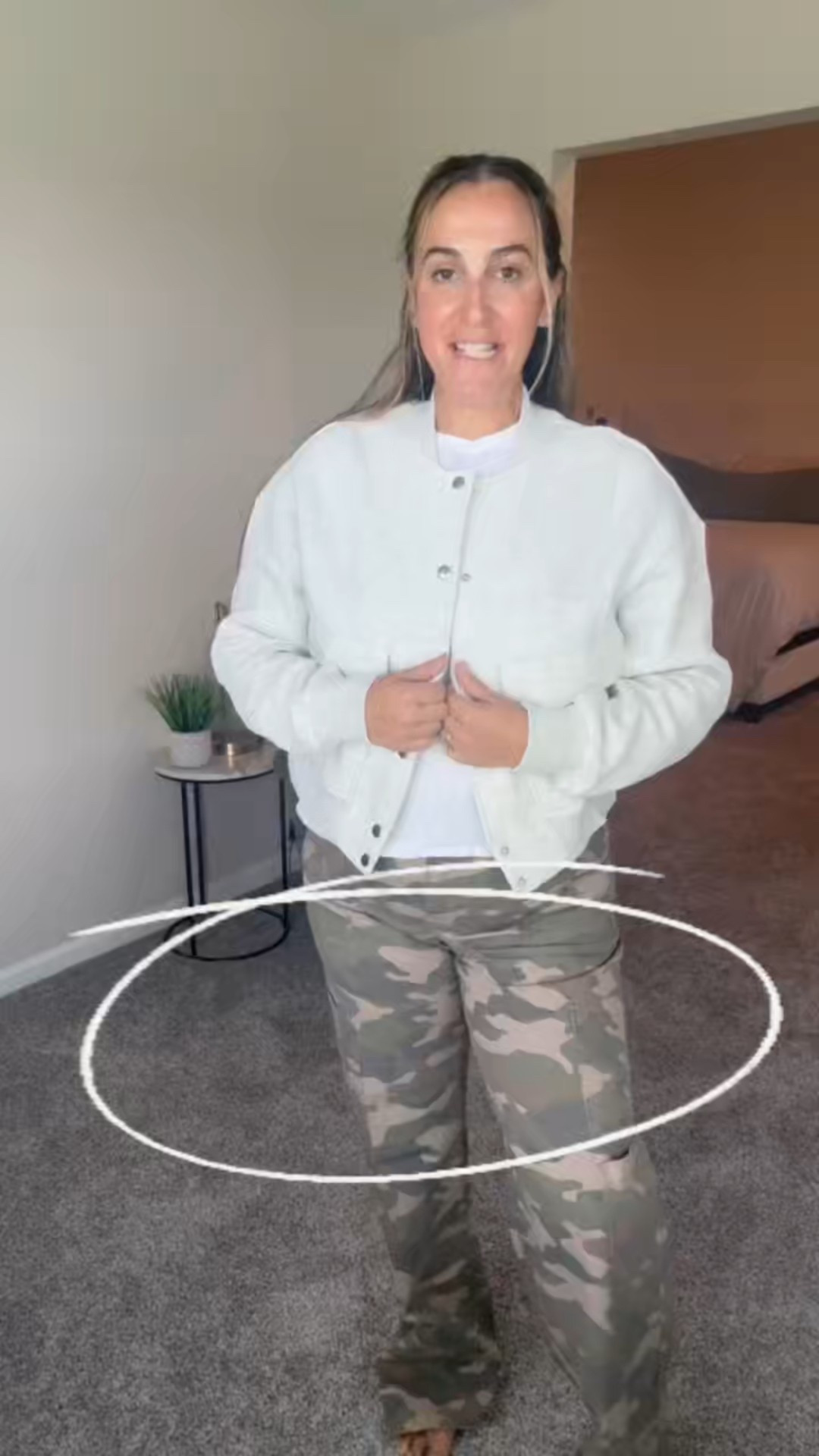 Cargo is a hot trend right now, and thes pants are so comfortable, and affordable.  I think they'd also look cute with a graphic tee or even with a black satin top!

Wearing a size medium in all. The pants are juniors but size medium still worked! 

 #LTKSeasonal #LTKMidsize #LTKFindsUnder50
