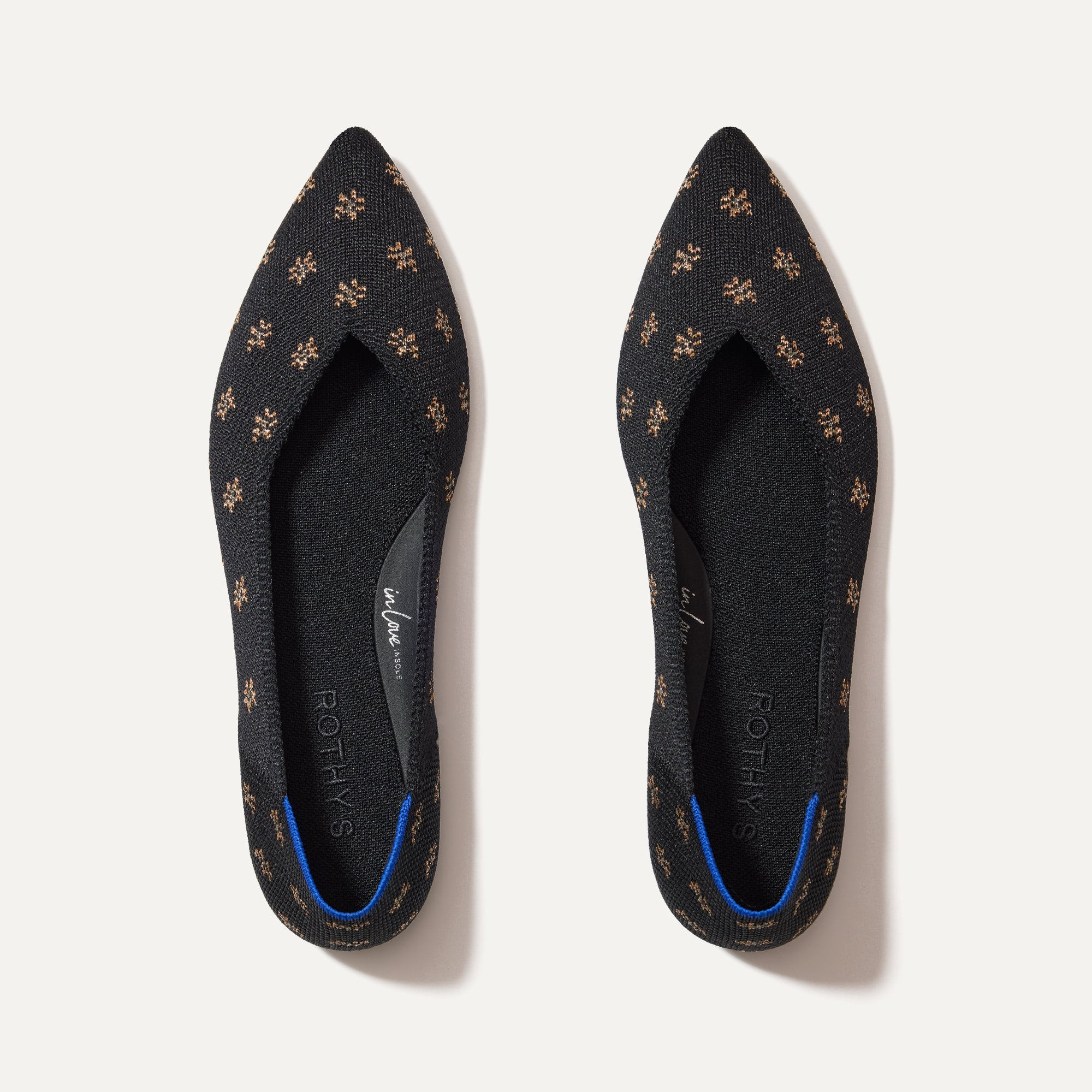 The Point II in Daisy Sparkle | Women's Flats | Rothy's | Rothy's