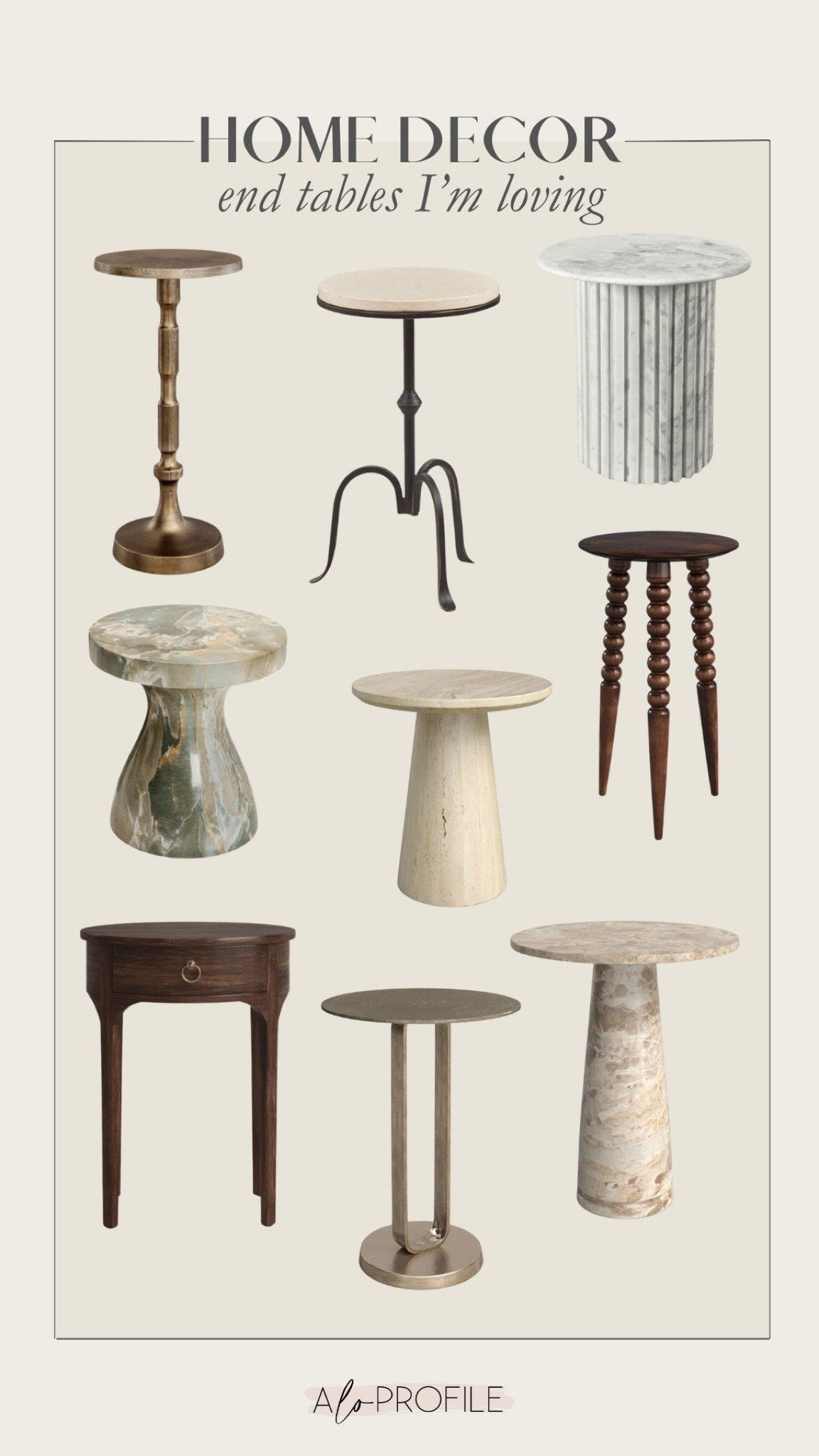 Rounded up some end tables I've added to my wishlist here 🤎

#LTKHome #LTKFamily #LTKStyleTip