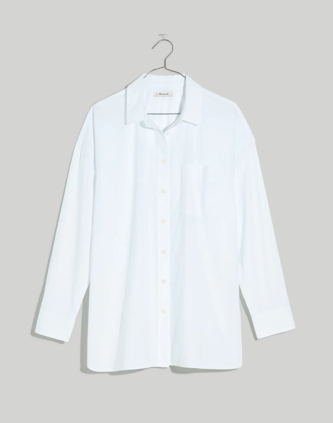 The Signature Poplin Oversized Shirt | Madewell