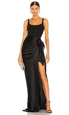 Cinq a Sept Marian Gown in Black from Revolve.com | Revolve Clothing (Global)