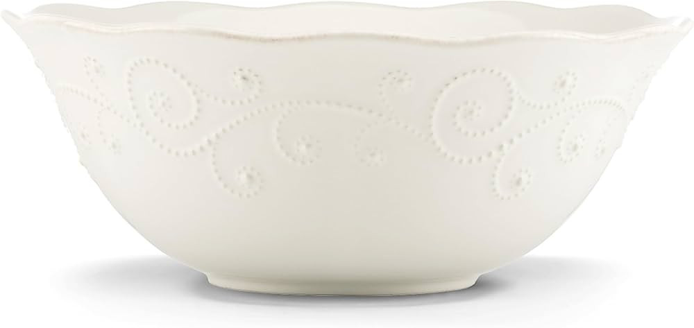 Lenox French Perle Serving Bowl, White - | Amazon (US)