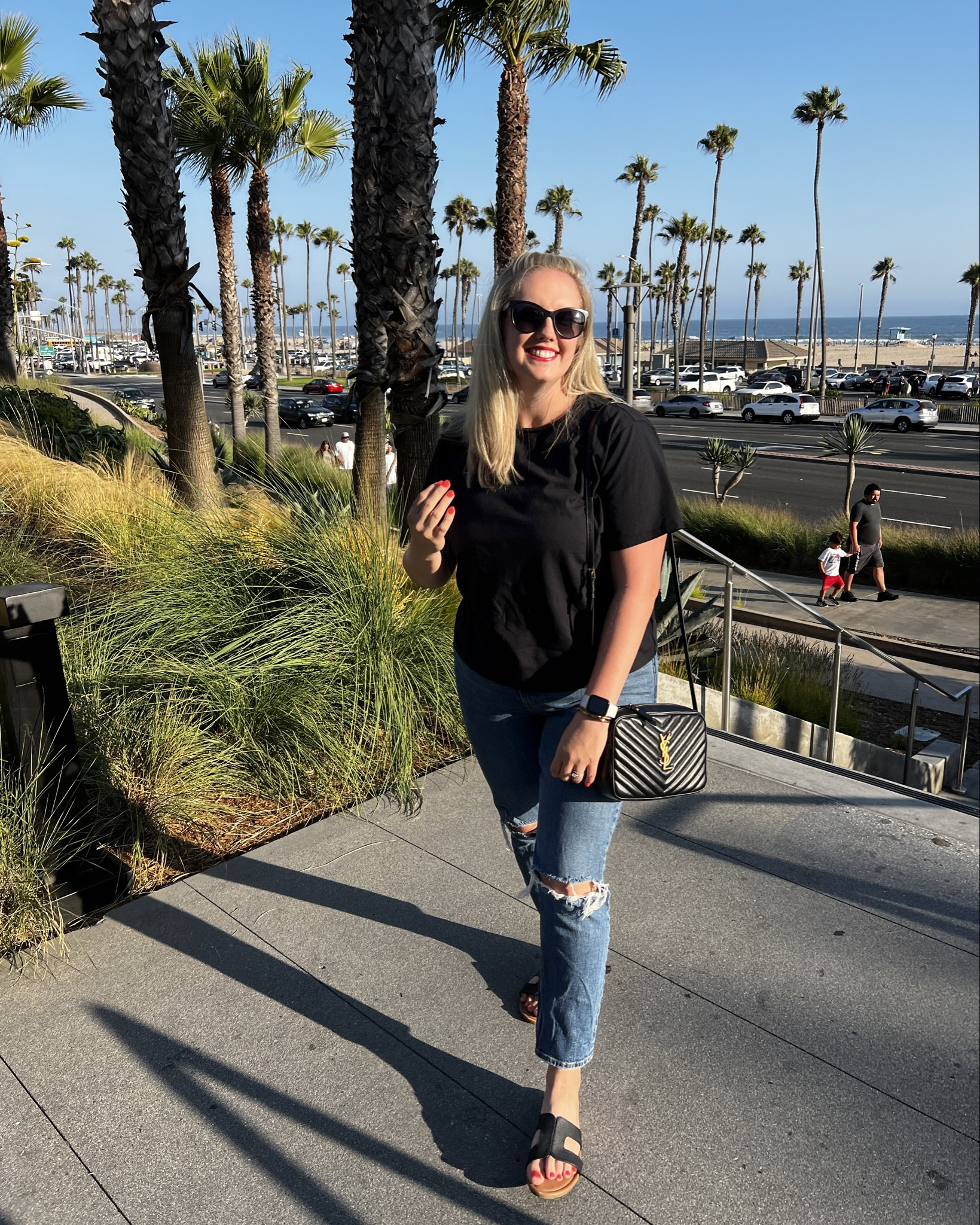 This bag is my right hand woman. 👜 Every woman should own a YSL bag, it’s true luxury and goes with everything from street wear to athleisure. *purse appreciation post* Even with two kids I always carry this bag. She actually complements our diaper bag so well! (tagging that also)

Otherwise the denim in this are one of my favorite pairs and I own five of these tees. They’re the perfect length for high waisted jeans, leggings, everything!

#LTKSeasonal #LTKMidsize #LTKItBag