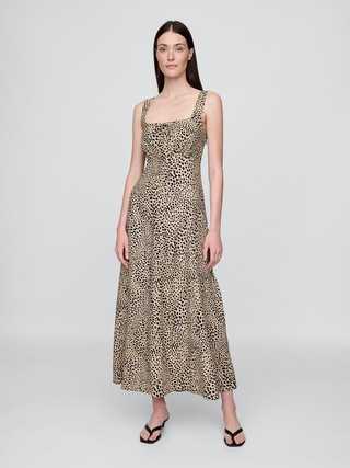 Linen-Blend Maxi Dress | Gap | Gap (US)
