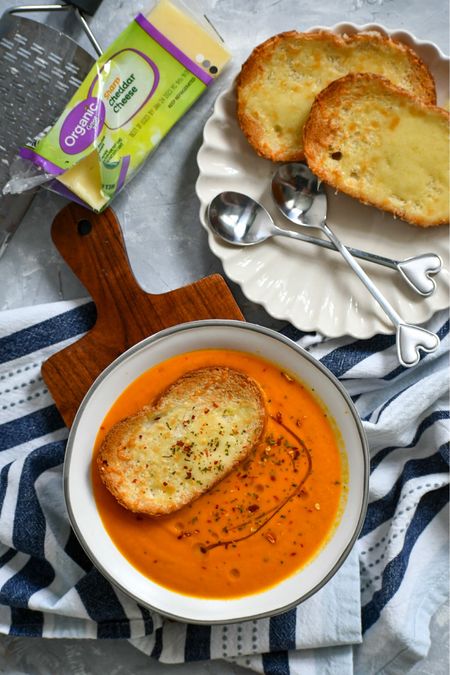 Creamy tomato bisque made with simple ingredients, and perfect for soup season  

#LTKSeasonal