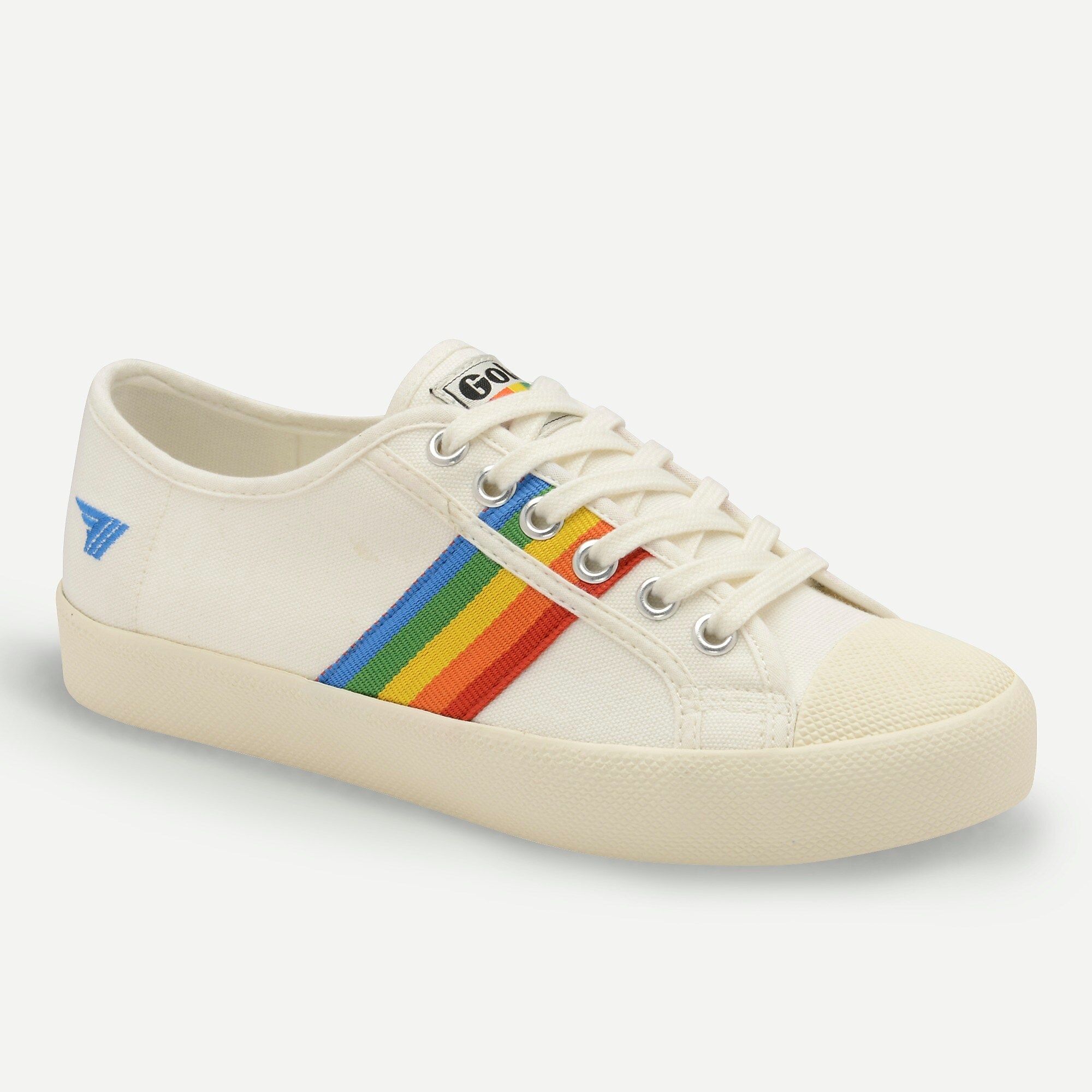 Gola Classics® Coaster rainbow-striped sneakers | J.Crew US