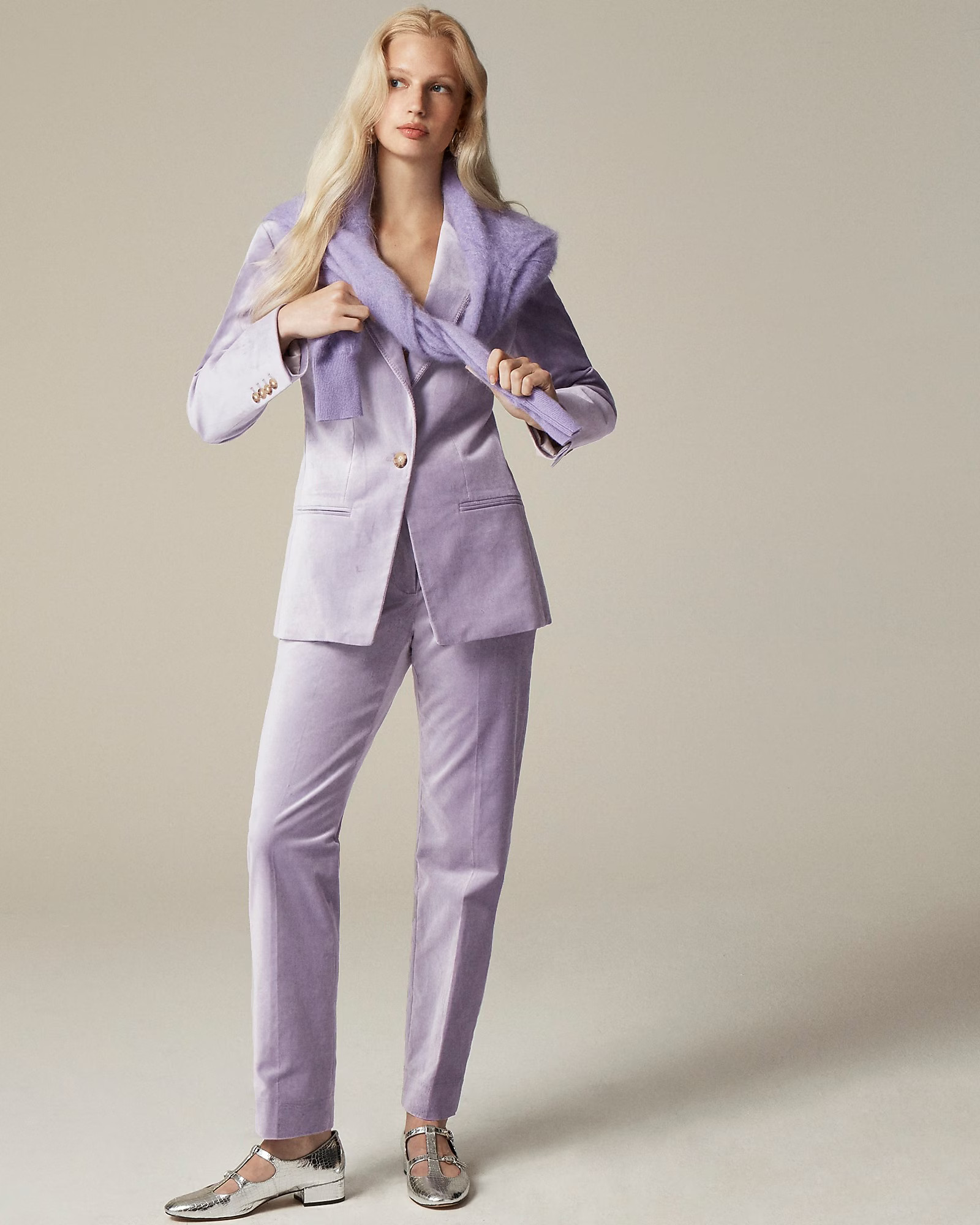 Alexandra blazer in velvet | J. Crew US