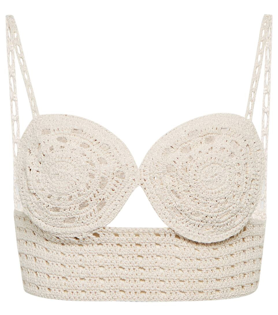 Bralette aus Häkelstrick | Mytheresa (DACH)