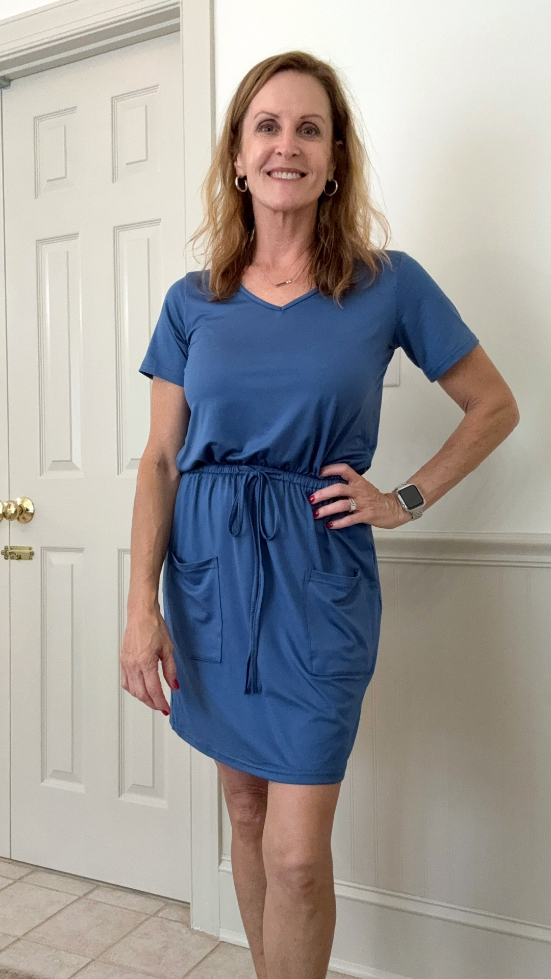 Stretchy, comfortable and very airy is how I would describe this dress I got off of Amazon.  It’s such a classic style, too.  And it comes in solids and cuter patterns. 
***I’m wearing a small

#LTKSeasonal #LTKOver40 #LTKSaleAlert