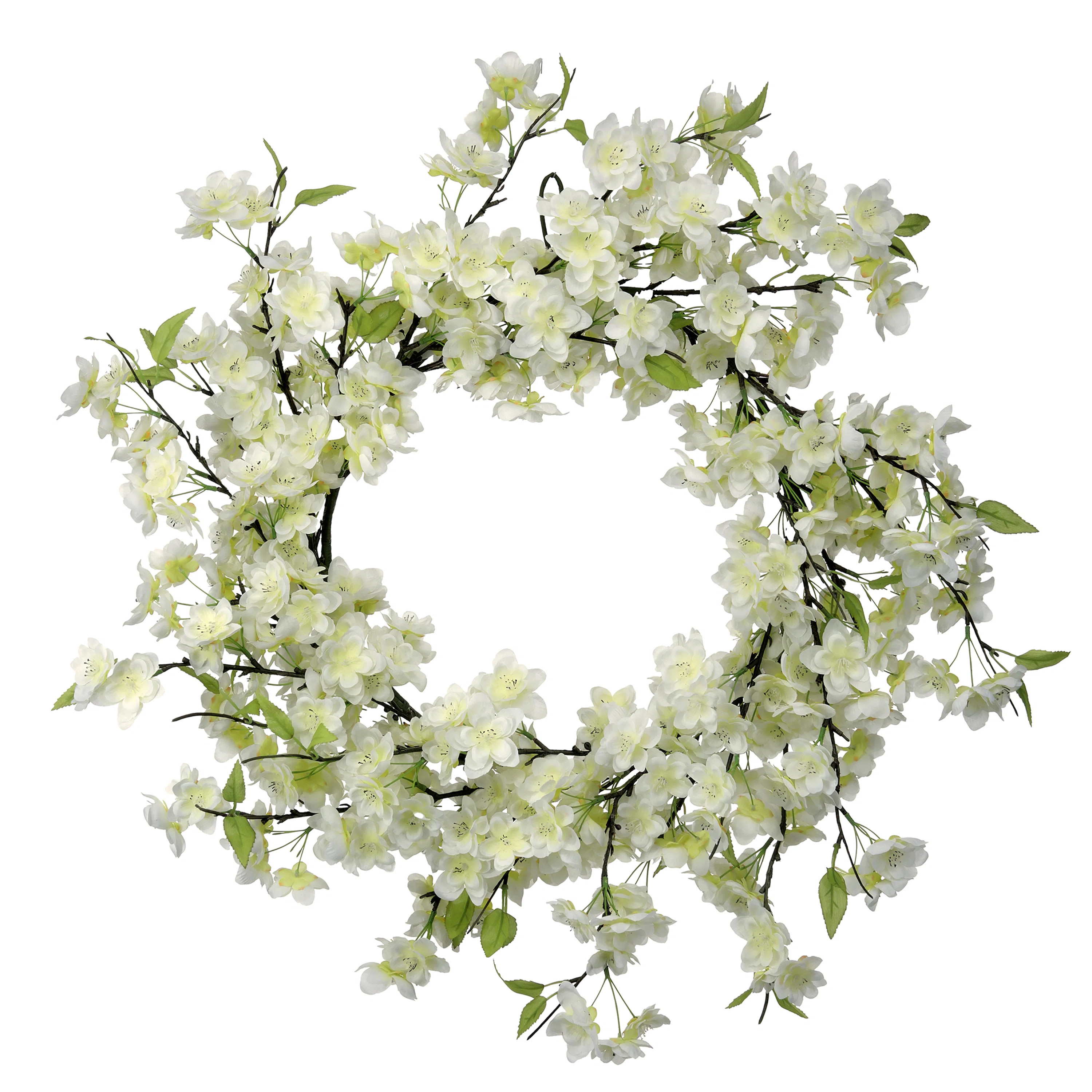24" Cherry Blossom Wreath | Wayfair North America