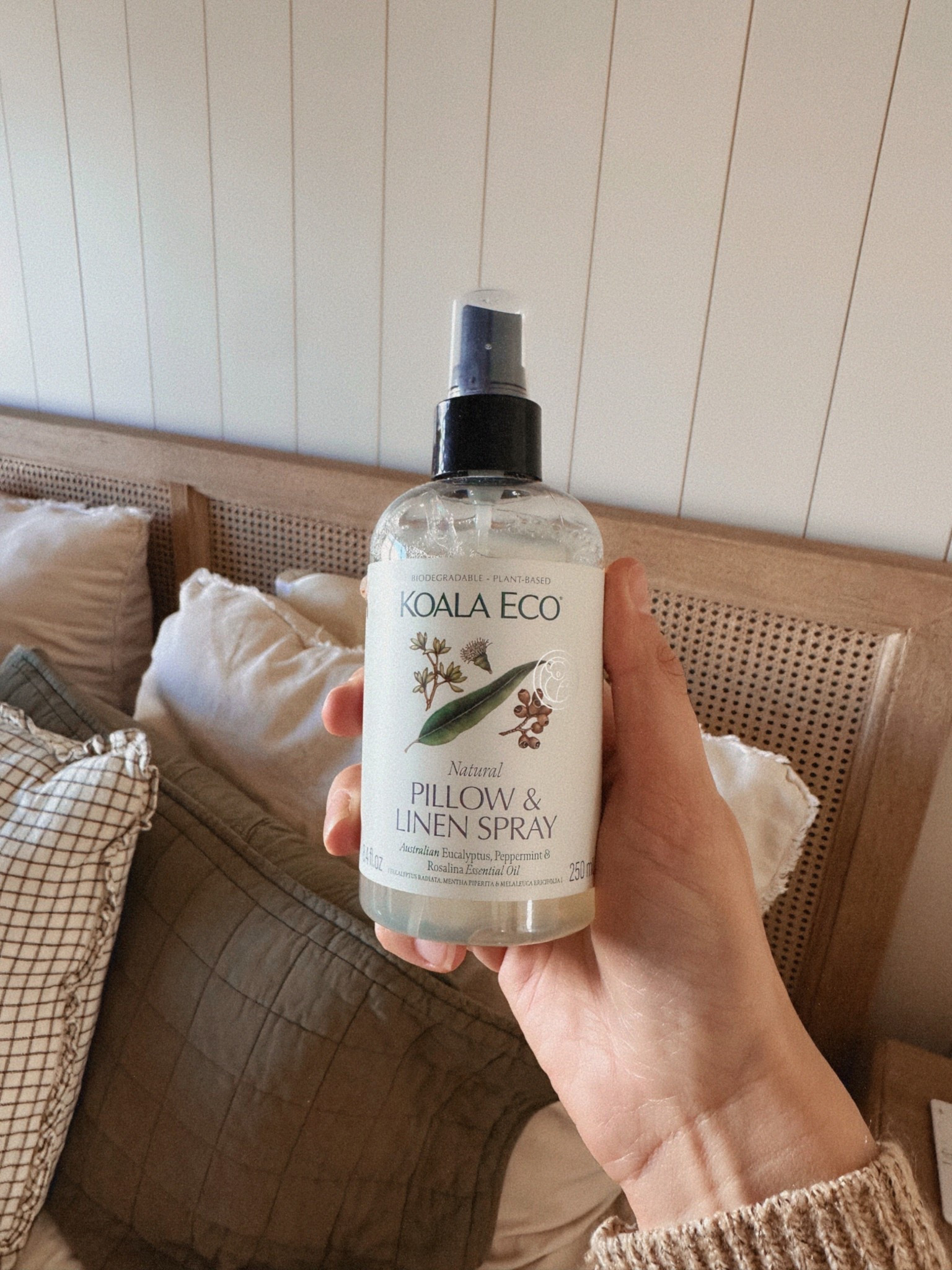 The yummiest non toxic linen spray. Makes my bedroom feel like a spa  

#LTKmorningroutine #LTKHome #LTKselfcare
