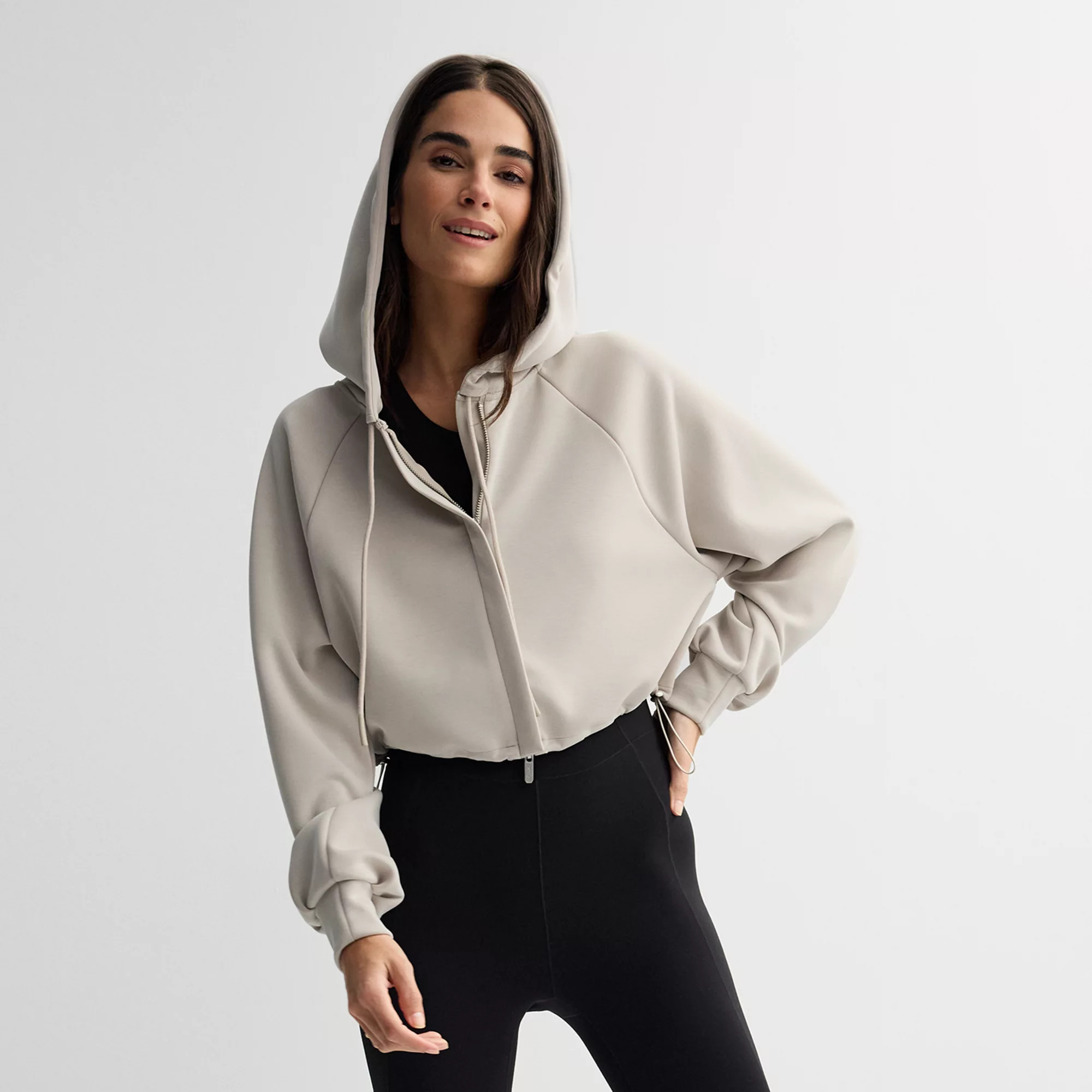 Women's FLX Solace Cropped Zip-Up Hoodie | Kohl's