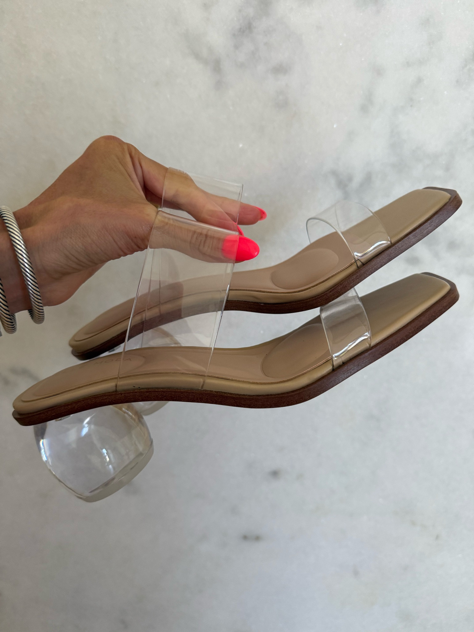 Clear heels that are the perfect lower heel height

#LTKPetite #LTKSaleAlert