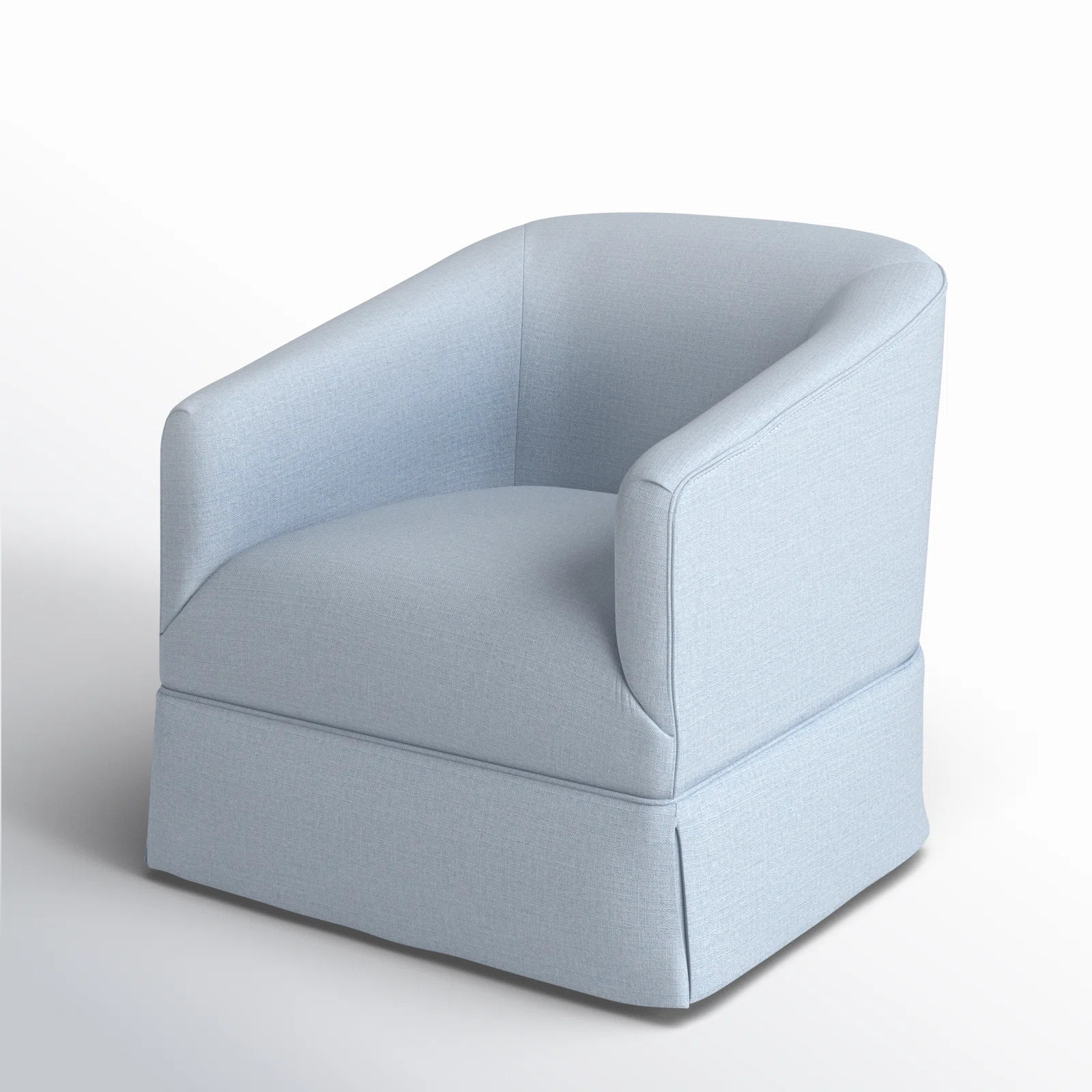 Delaplaine Upholstered Swivel Barrel Chair | Wayfair North America