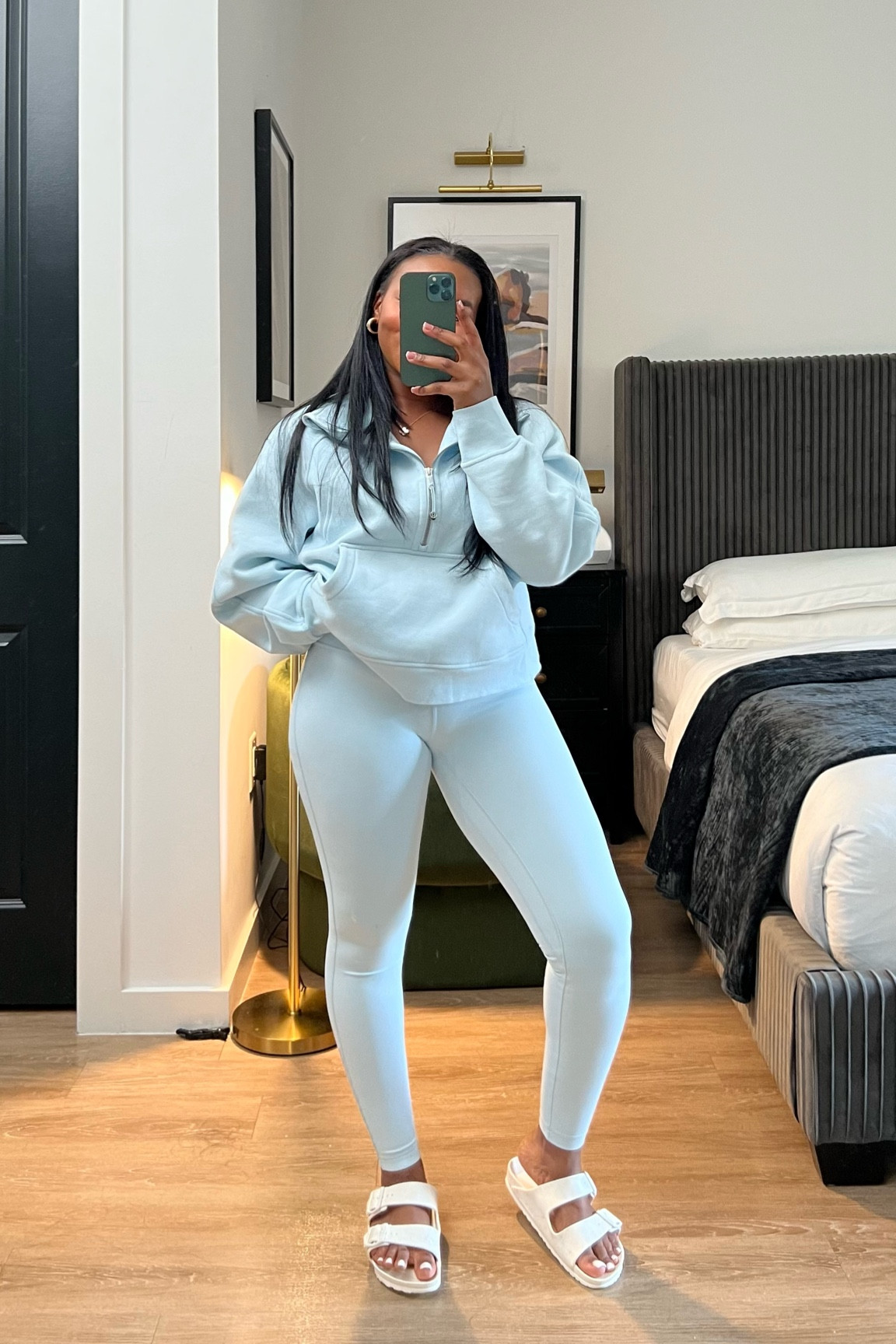 work from home outfit  | wearing size M/L in top and 6 in bottom 

#LTKworkwear #LTKstyletip #LTKfit