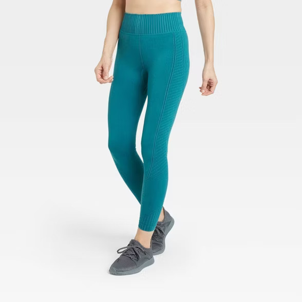 Women's Seamless High-Rise 7/8 Leggings - All in Motion™ | Target