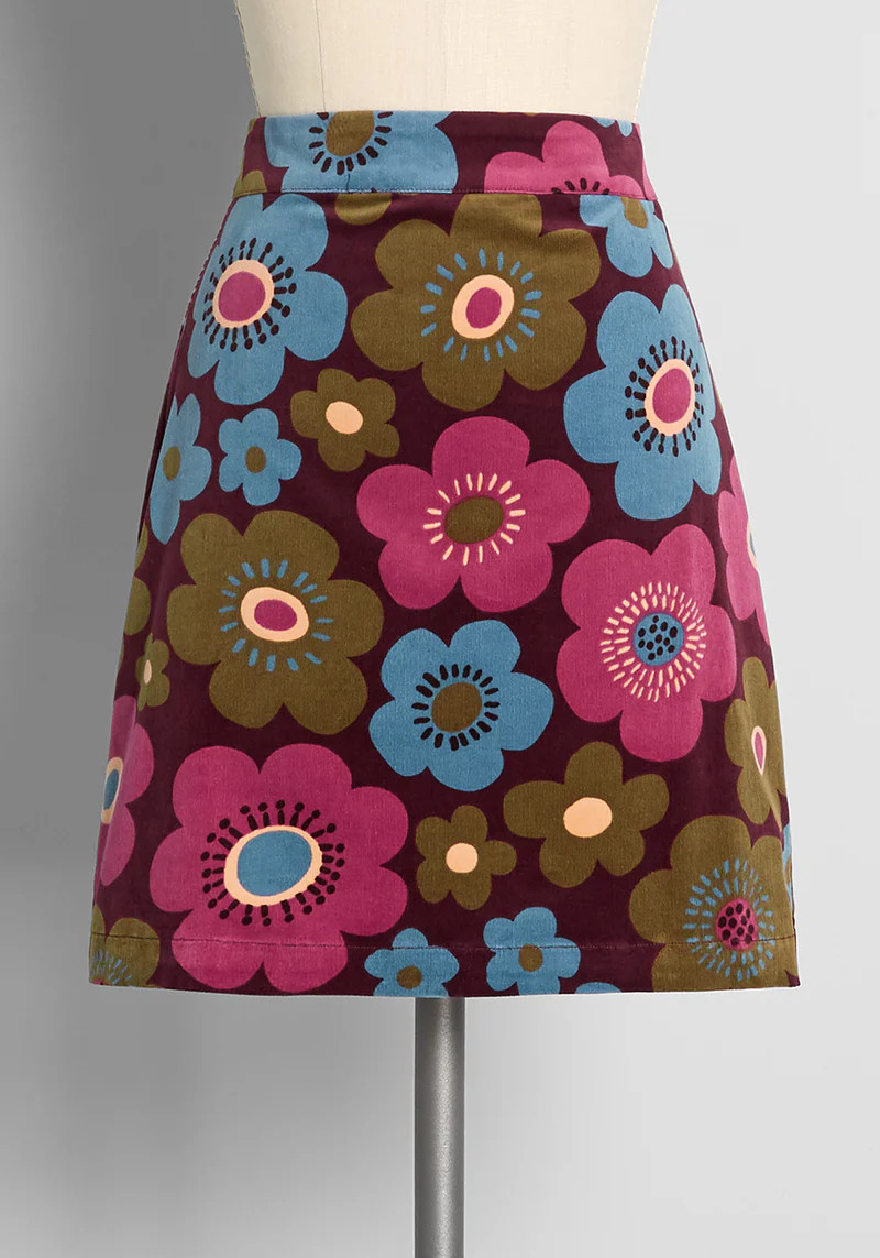 ModCloth x Princess Highway Blooms Abound Mini Skirt | ModCloth