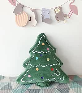 Plush Toy Christmas Series Pillow Pillow Christmas Tree Santa Claus Sends his Girlfriend a Gift P... | Amazon (US)