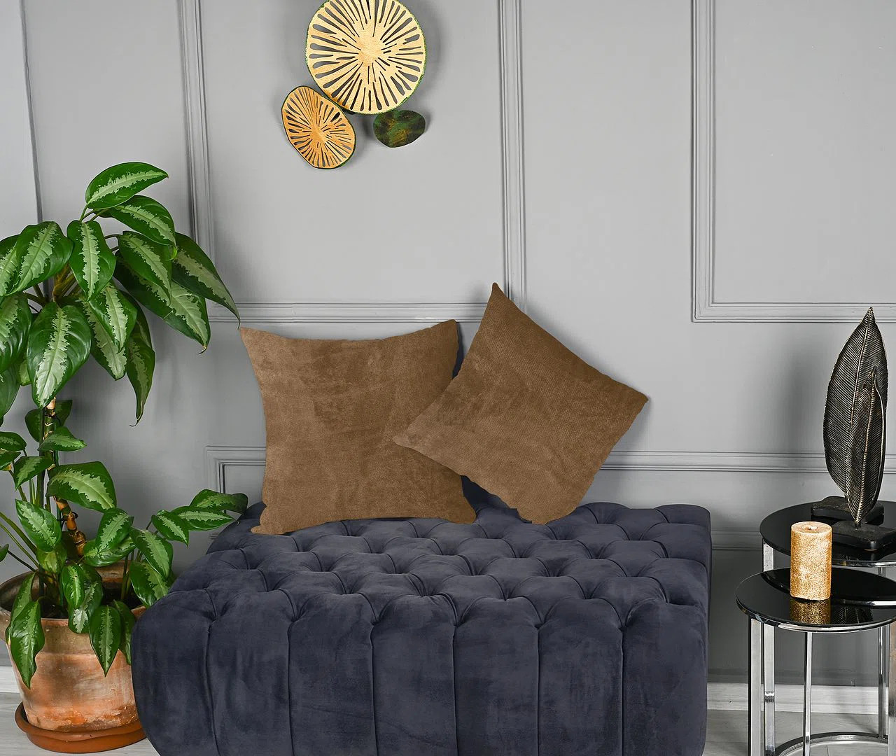 Velvet Throw Square Pillow Cover (Set of 2) | Wayfair North America