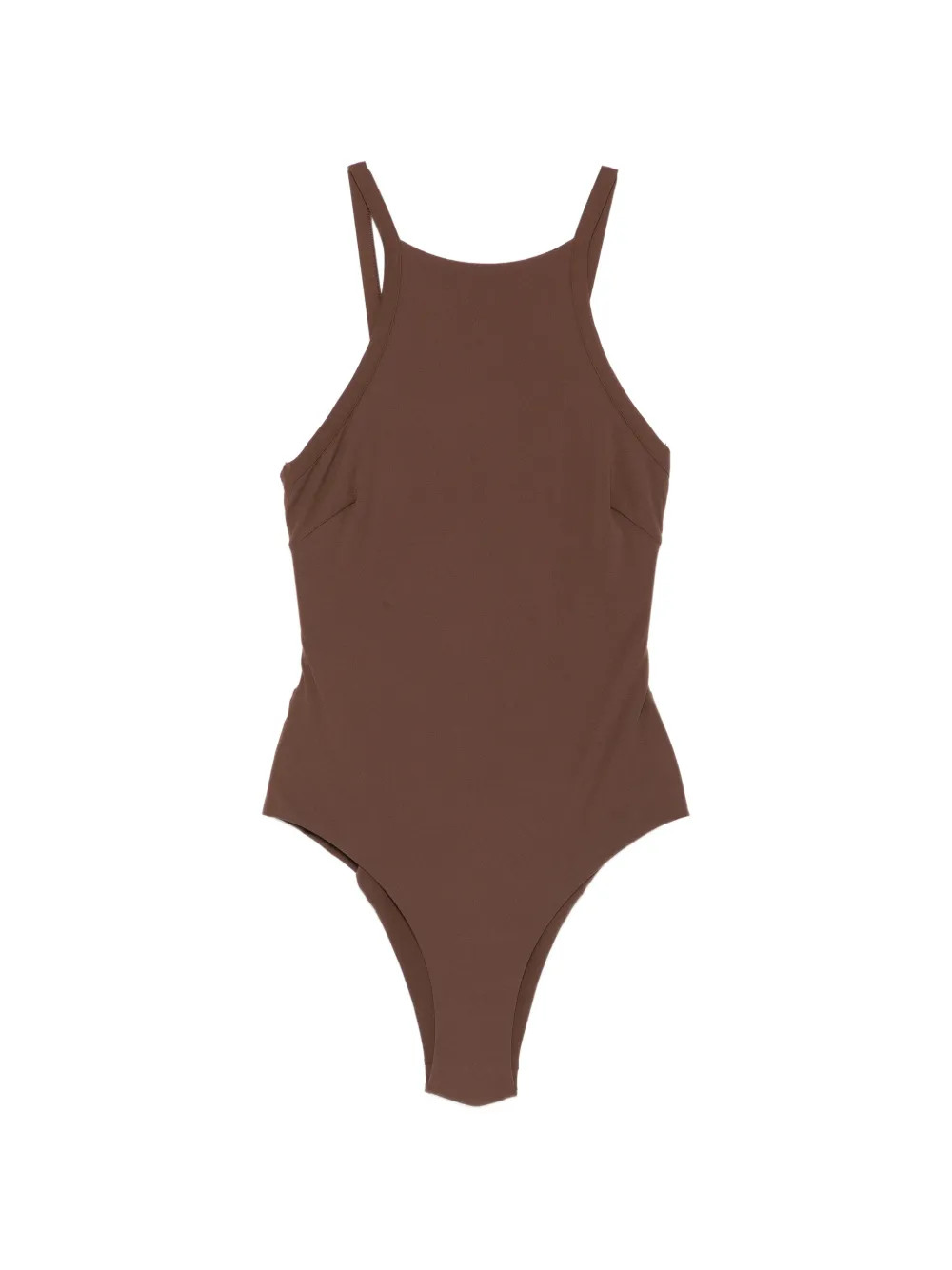 Blazé Milano appliqué-detail Swimsuit | Brown | FARFETCH | Farfetch Global