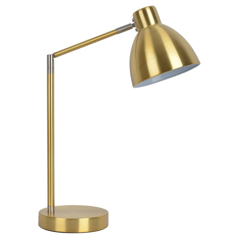 Desk Task Lamp Gold (Includes CFL Bulb) - Pillowfort , Size: Includes Energy Efficient Light Bulb | Target