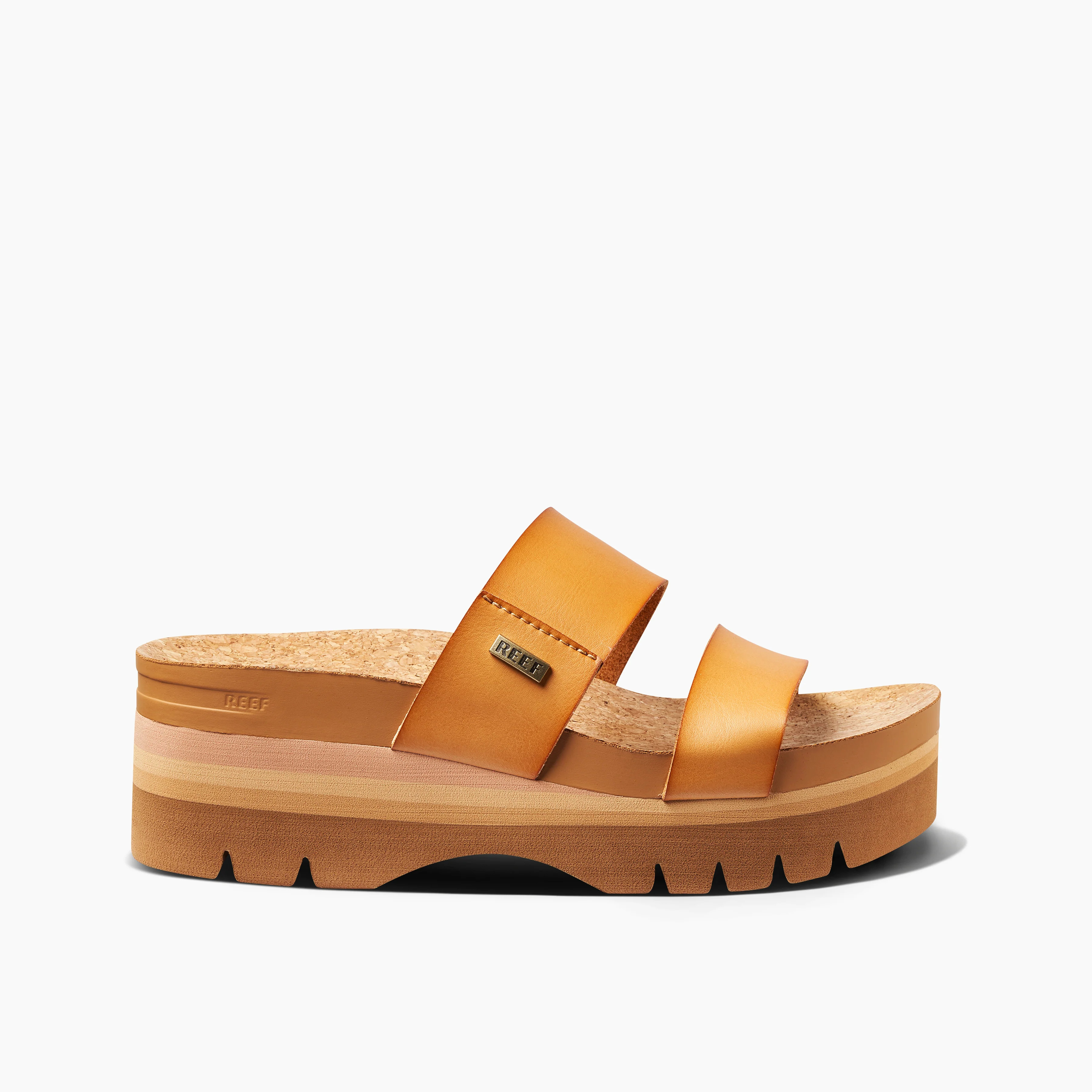 Women's Cushion Vista Higher Sandals in Natural | REEF® | Reef