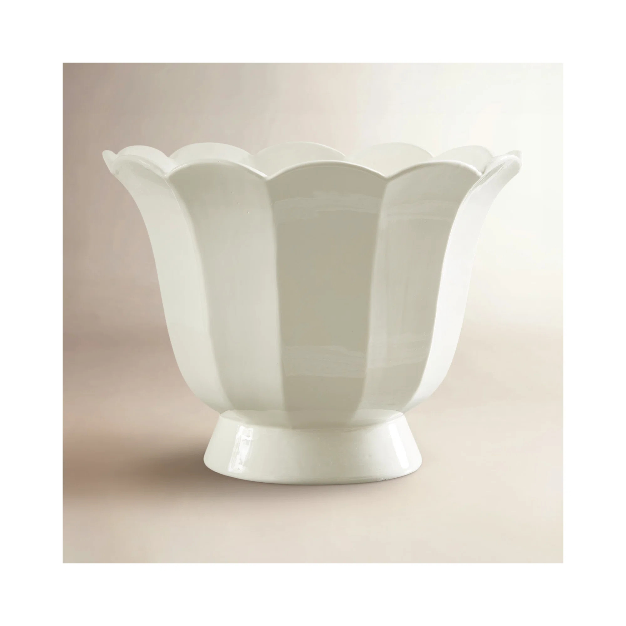 Bardia Ceramic Cachepot | Birch Lane