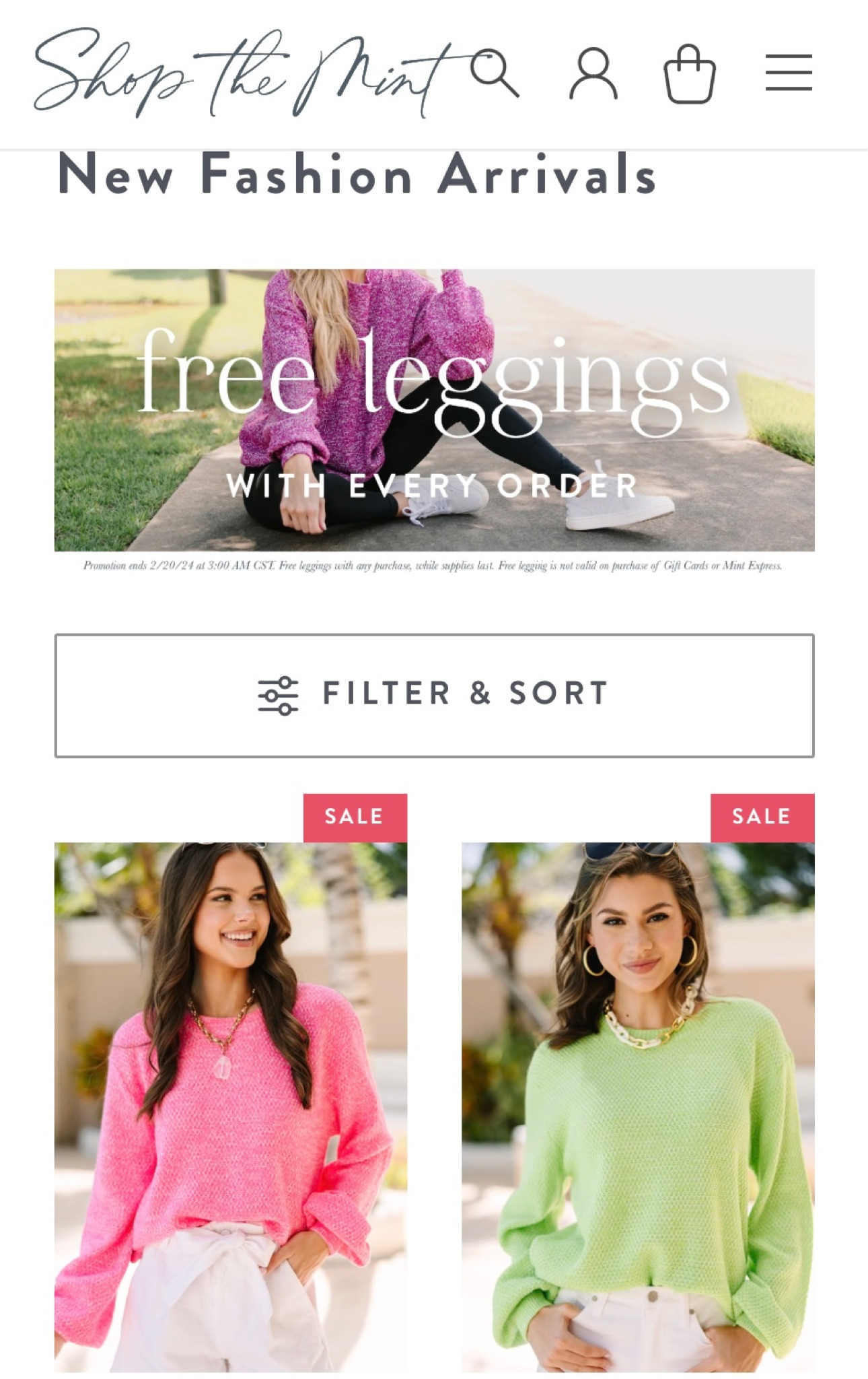 While supplies last… FREE LEGGINGS with EVERY ORDER!  Great to pair with a a cute $28 slouchy sweater!

#LTKsalealert #LTKmidsize #LTKfindsunder50