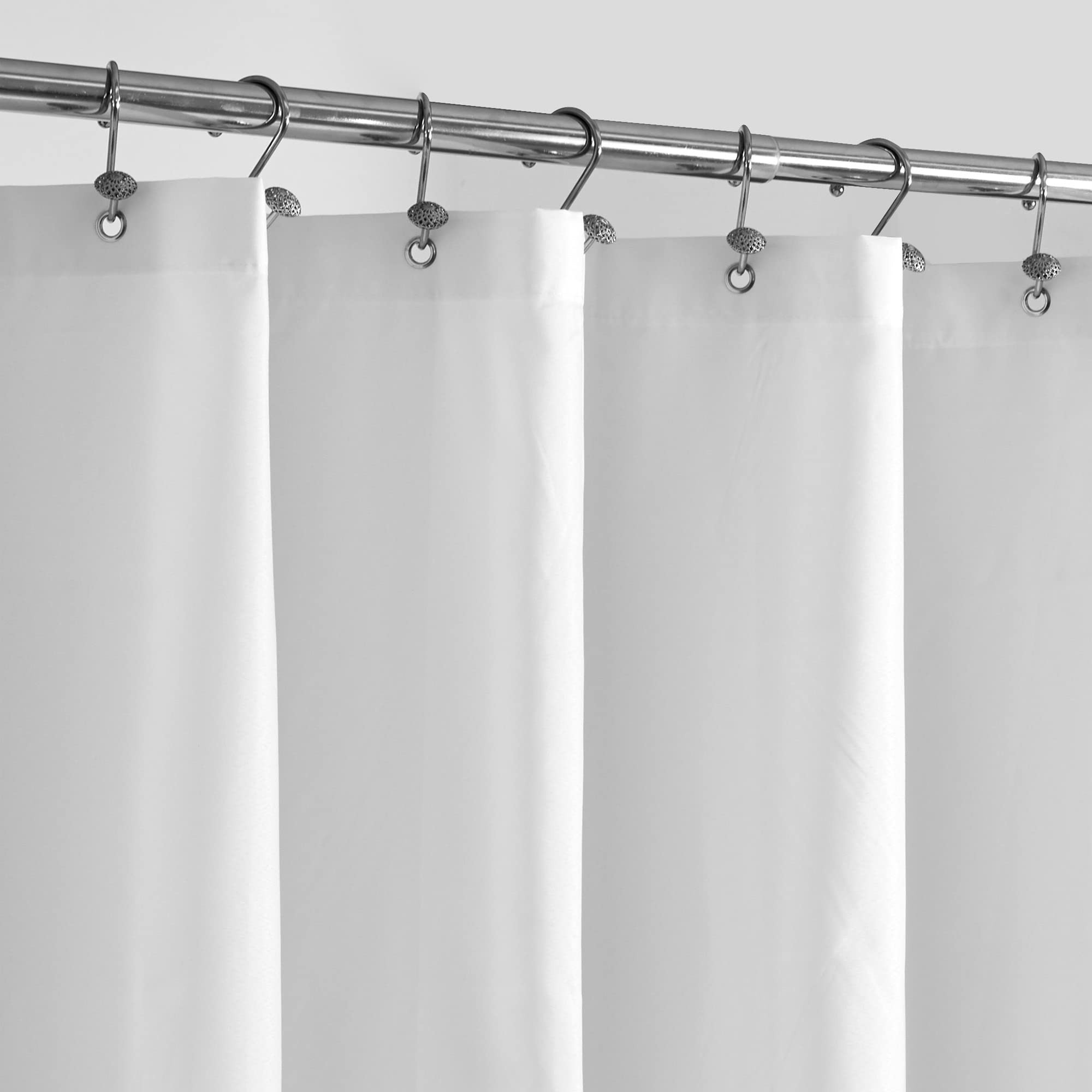 ALYVIA SPRING Extra Long Fabric Shower Curtain Liner Waterproof - 72" x 84", Soft & Lightweight X... | Amazon (US)