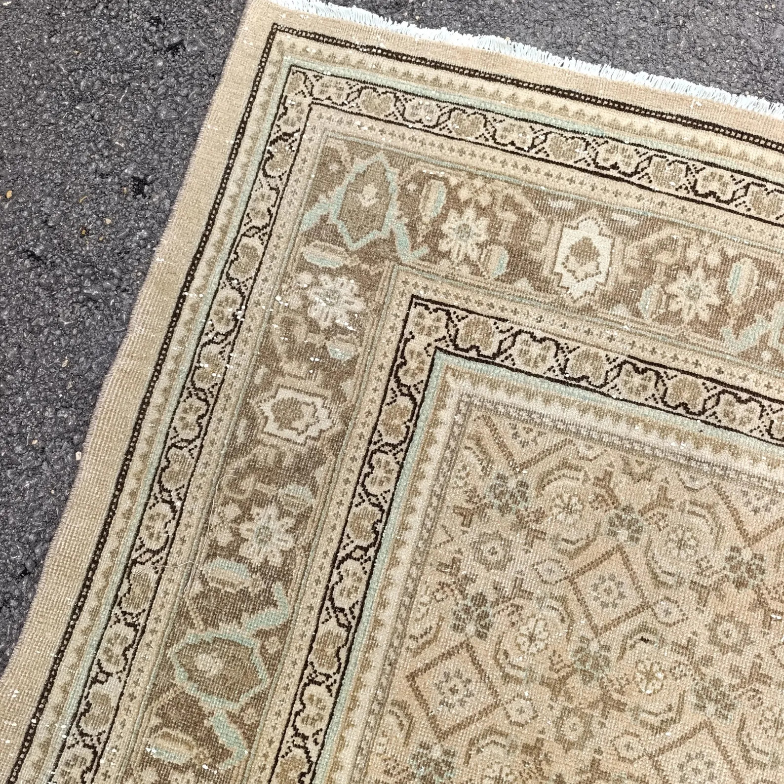 9.8x12.11 ft Vintage Persian Area Rug – Large Neutral Handwoven Rug | Etsy (US)