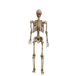 Home Accents Holiday 5 ft. LED Pose-N-Stay Pitted Skeleton 22PA60156 - The Home Depot | The Home Depot