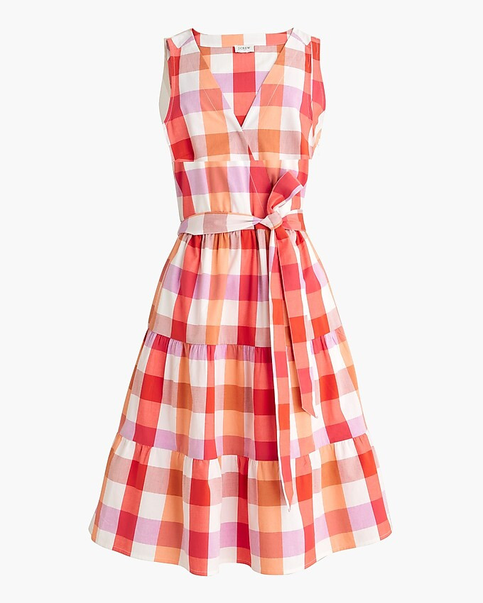 Faux-wrap sleeveless mini dress | J.Crew Factory