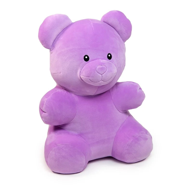 Valentine's Day Purple Gummy Bear Plush, 16 in, by Way To Celebrate | Walmart (US)