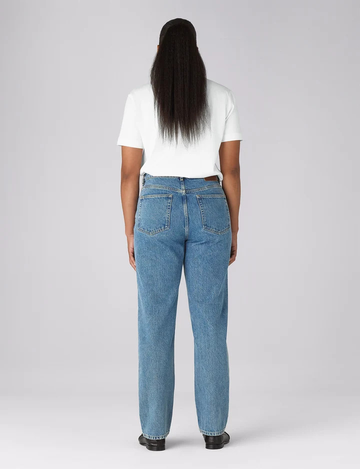 Crawford Jeans: Straight Leg - High Waist, Light Blue | With Nothing Underneath