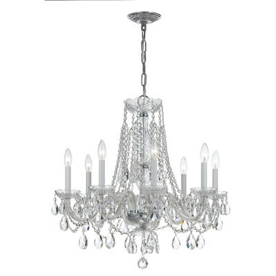 Crystorama Lighting Traditional Crystal 8 - Light Chandelier in Polished Chrome | Target