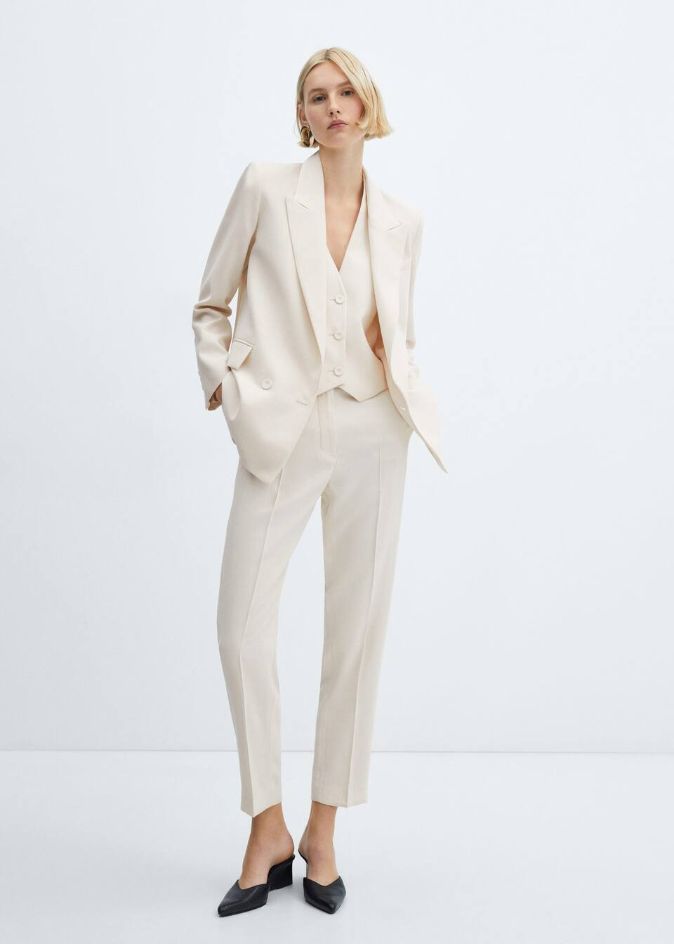 Search: White trousers (96) | Mango United Kingdom | MANGO (UK)