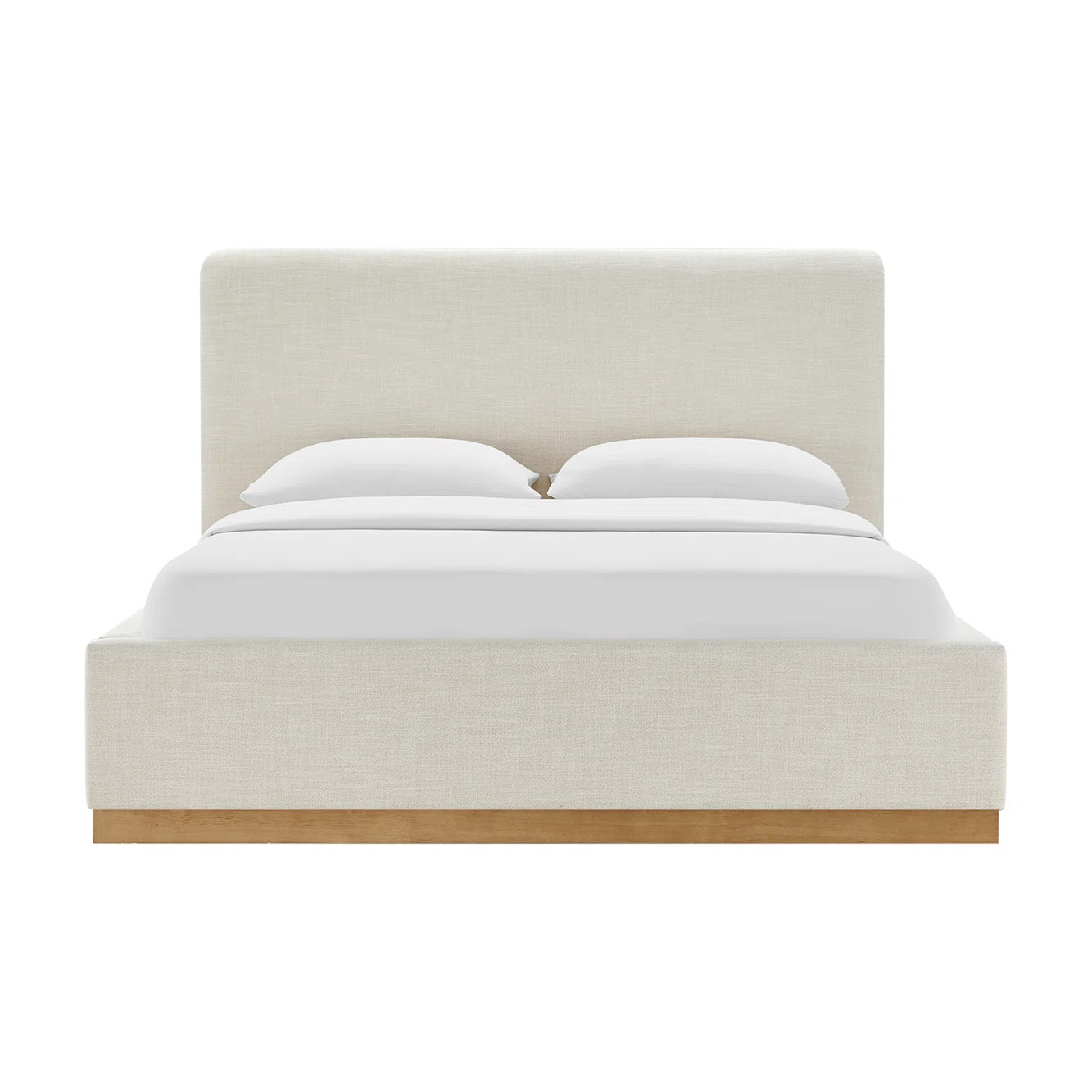 Delpha Grounded Upholstered Wood Base Bed | Joss & Main
